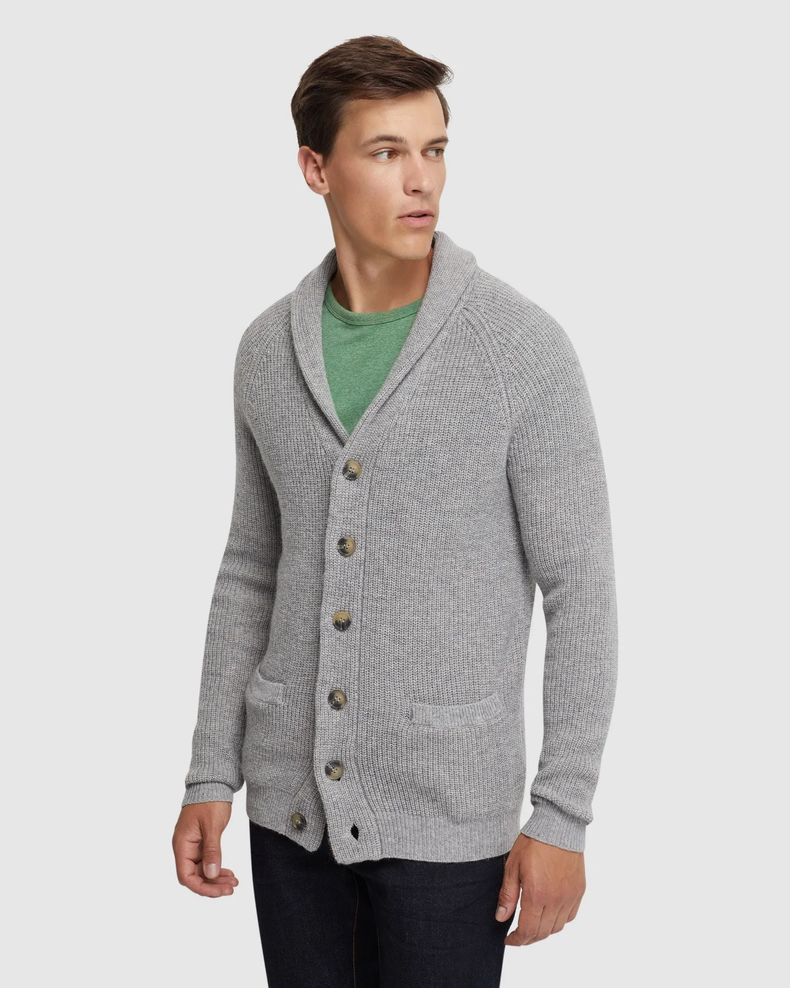 Oscar Wool Rich Knitted Cardigan