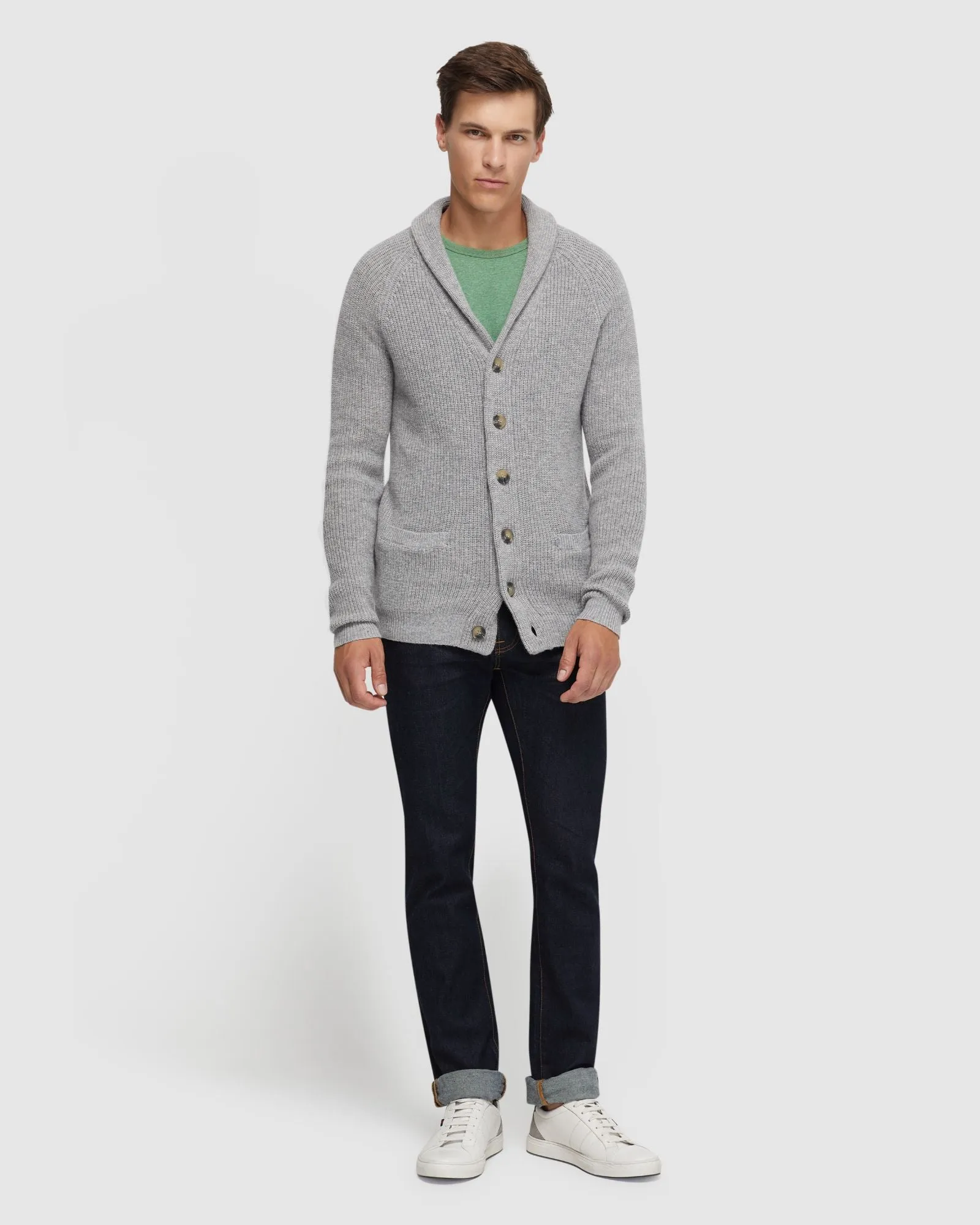 Oscar Wool Rich Knitted Cardigan