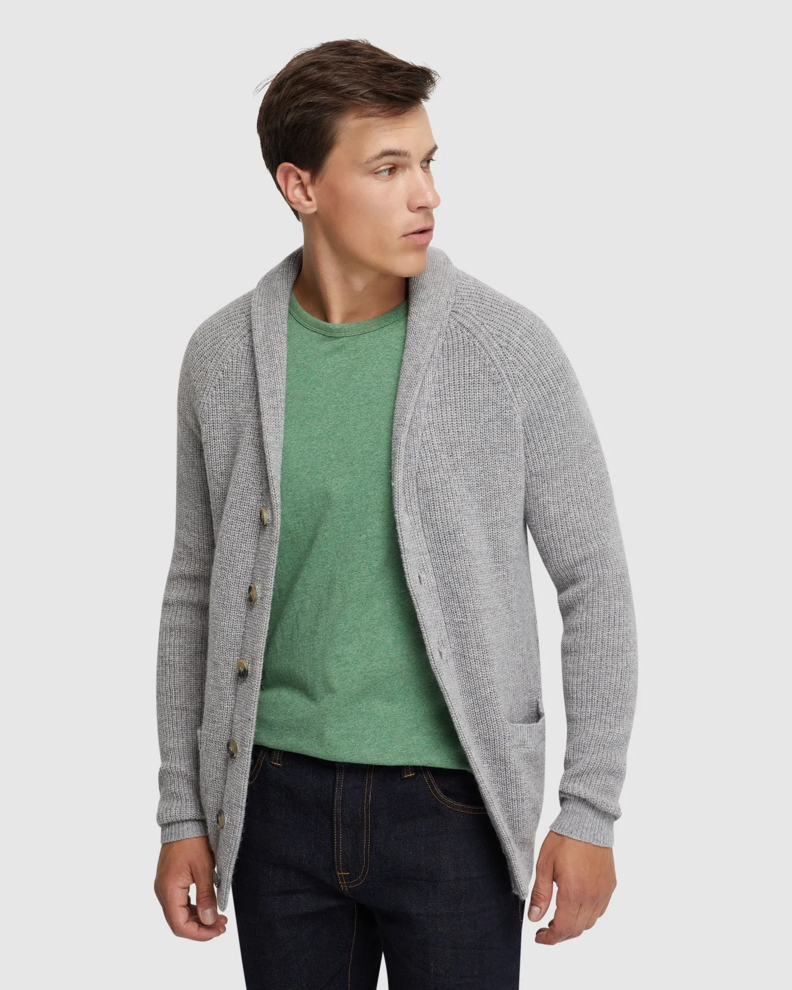 Oscar Wool Rich Knitted Cardigan