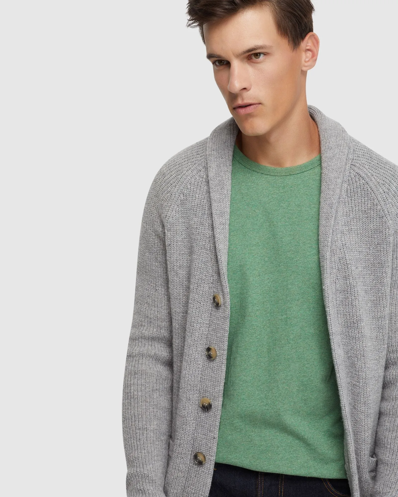 Oscar Wool Rich Knitted Cardigan
