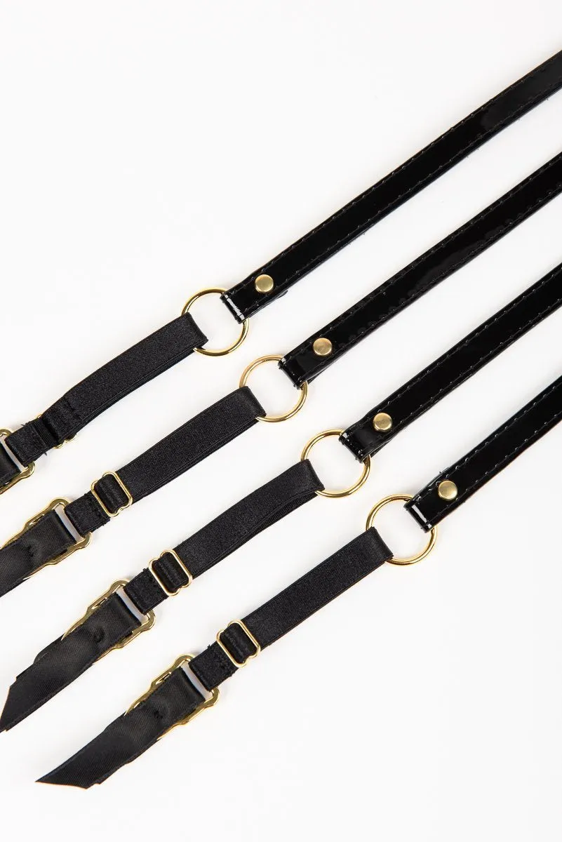 Patent Leather Garter Belt
