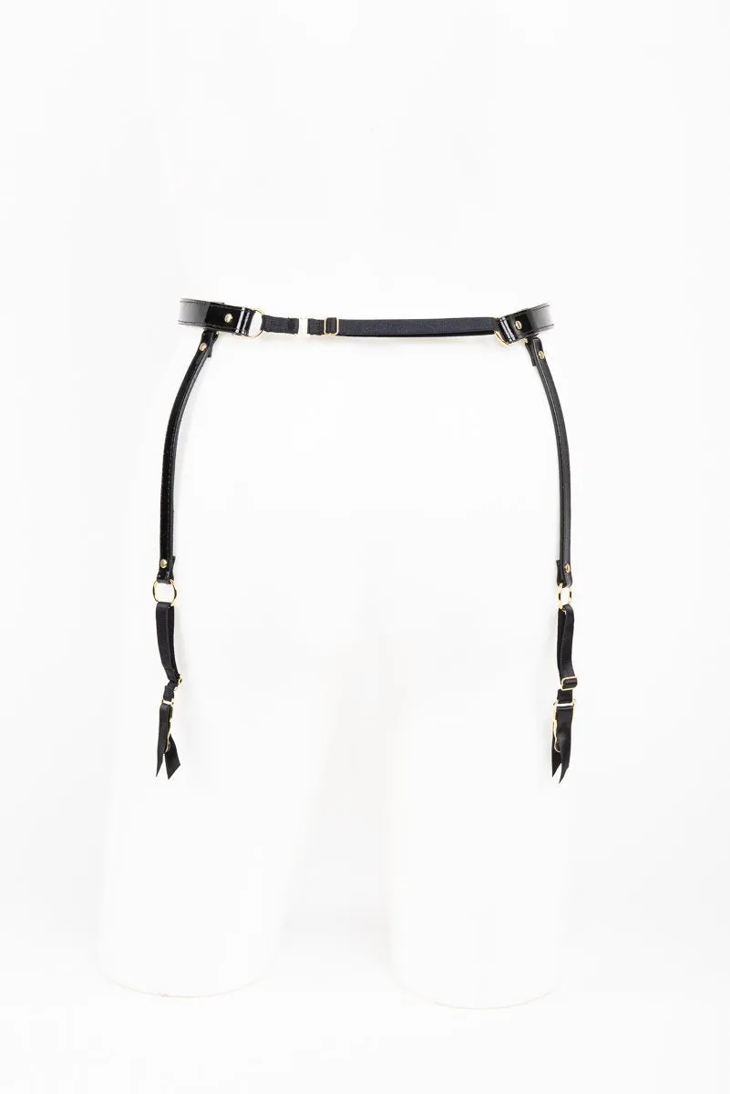 Patent Leather Garter Belt