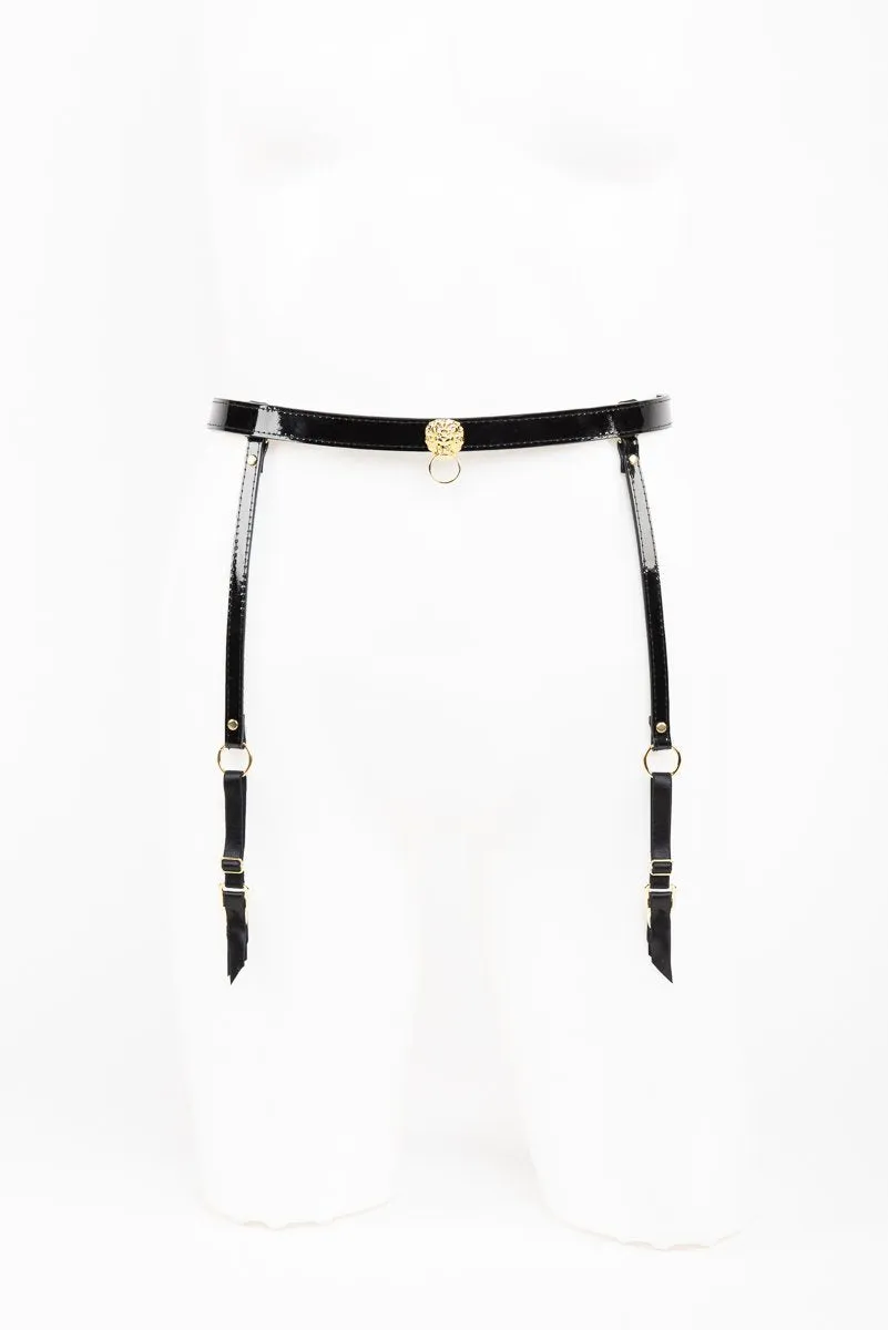 Patent Leather Garter Belt