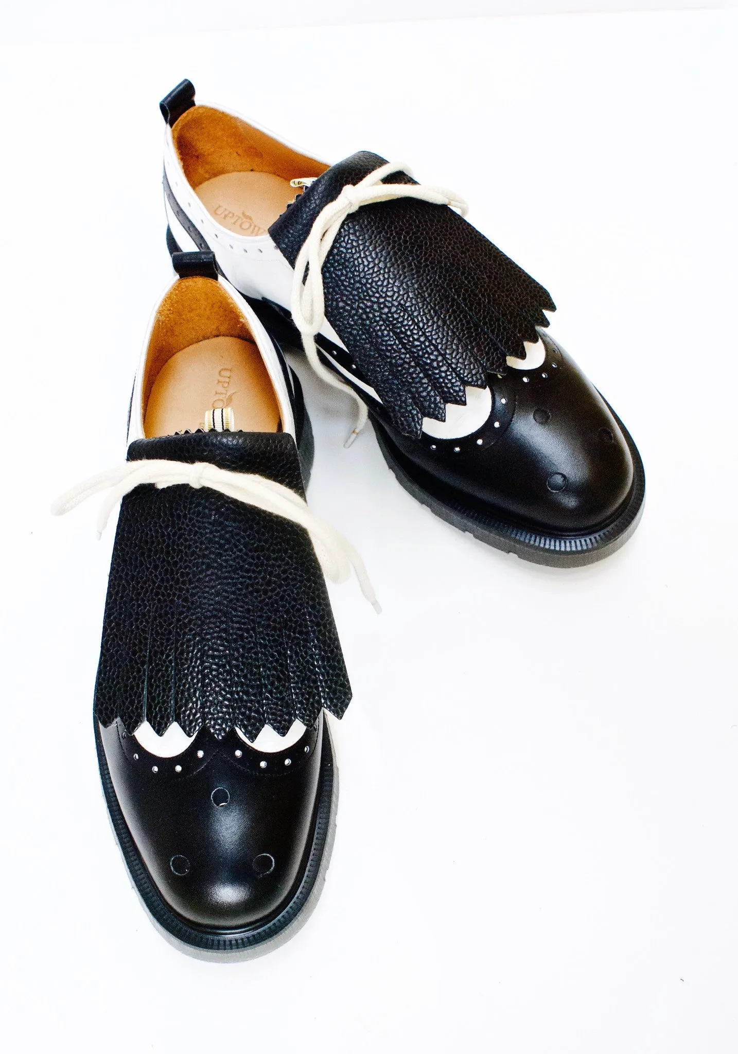 Shoe: Kaya Two Tone (Black and White)