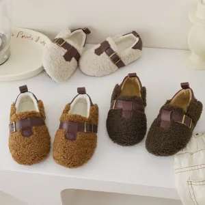 Slip-On Soft Sole Plush Teddy Shoes