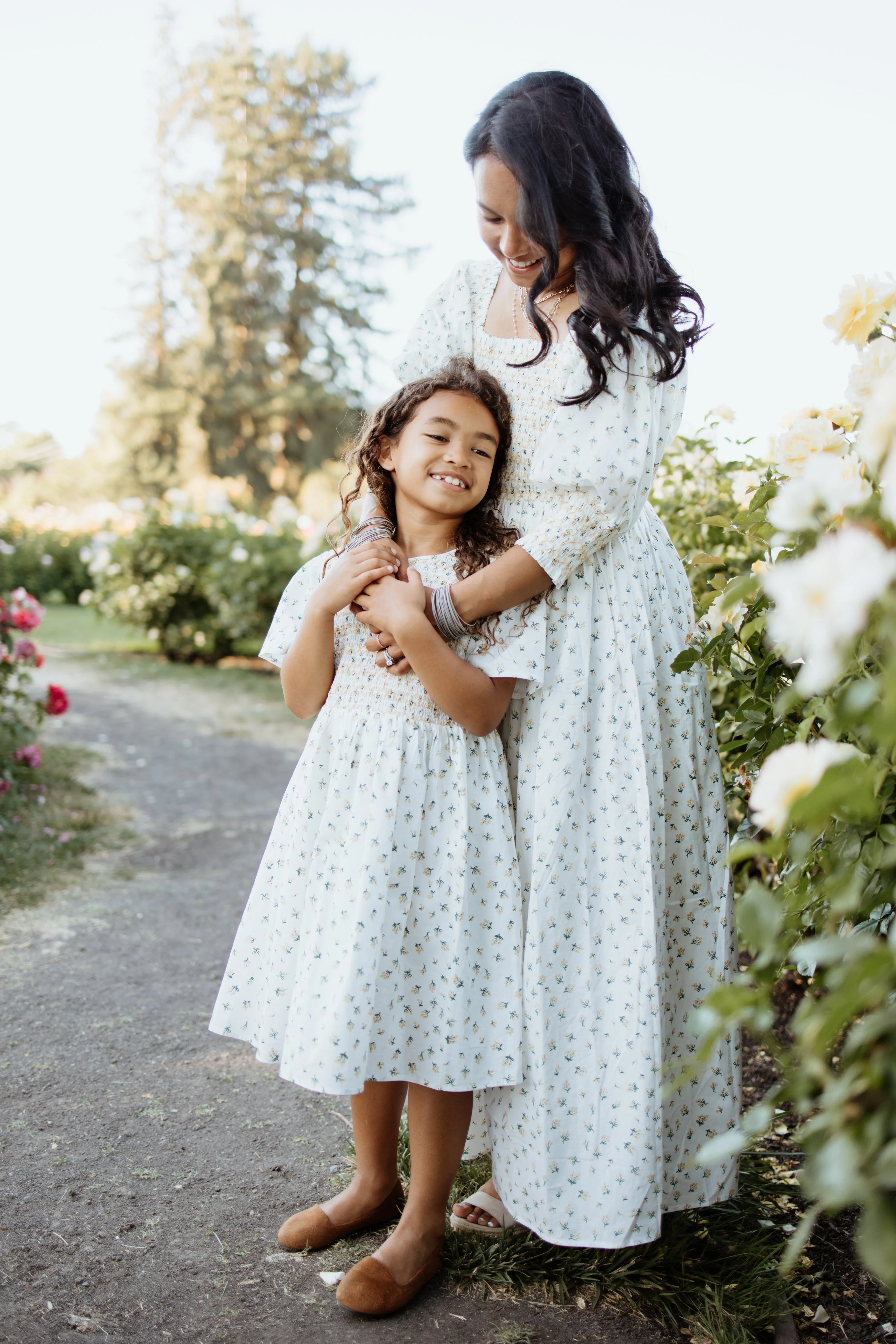Sofia Girl  Embroidered Floral Dress