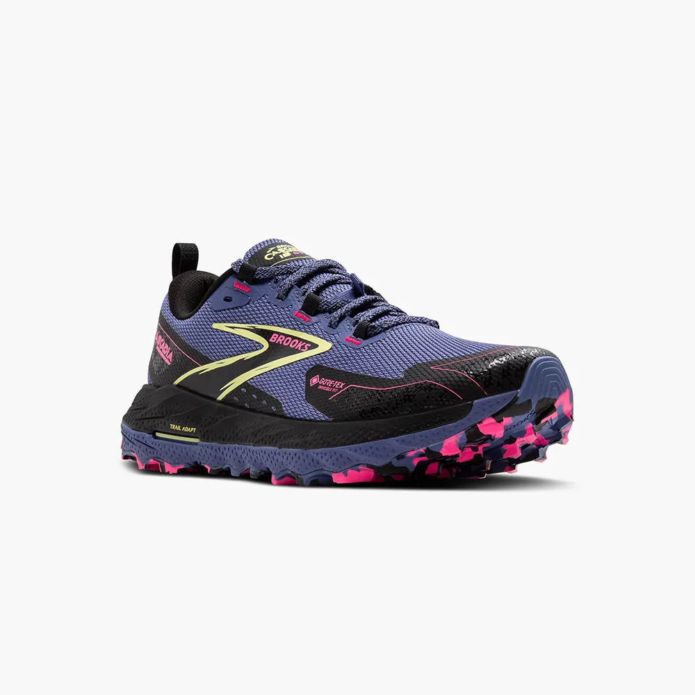 【SS25 春夏・新品】Brooks Women's Cascadia 18 GTX 120415 Trail Running SS25 女裝 防水版 跑山鞋 跑步鞋