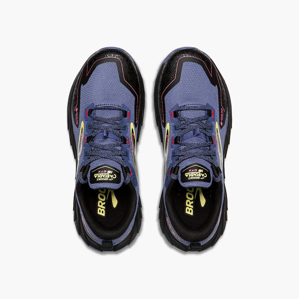 【SS25 春夏・新品】Brooks Women's Cascadia 18 GTX 120415 Trail Running SS25 女裝 防水版 跑山鞋 跑步鞋
