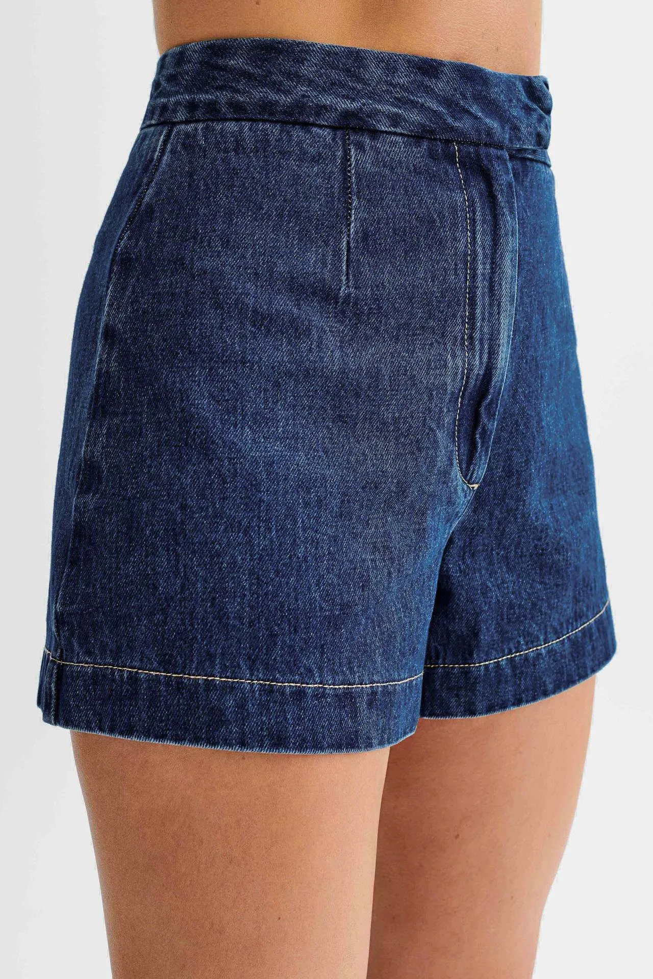 Sylis | Denim Vest and Shorts Set