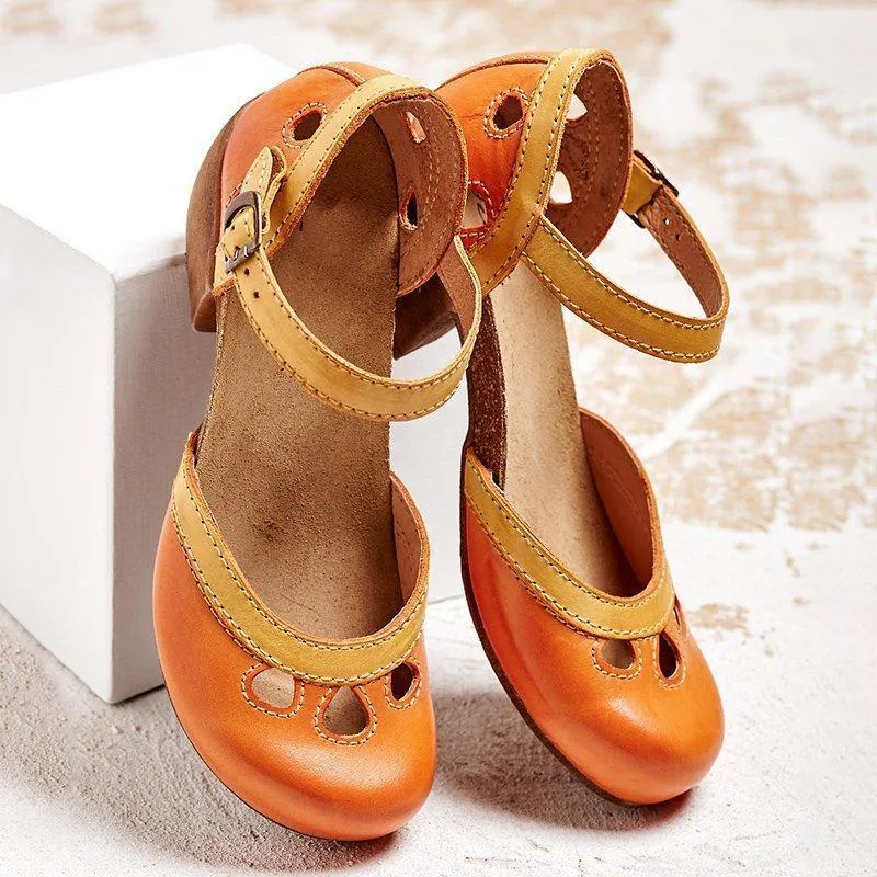 Sylis | Orthopedic Sandals With Low Heel