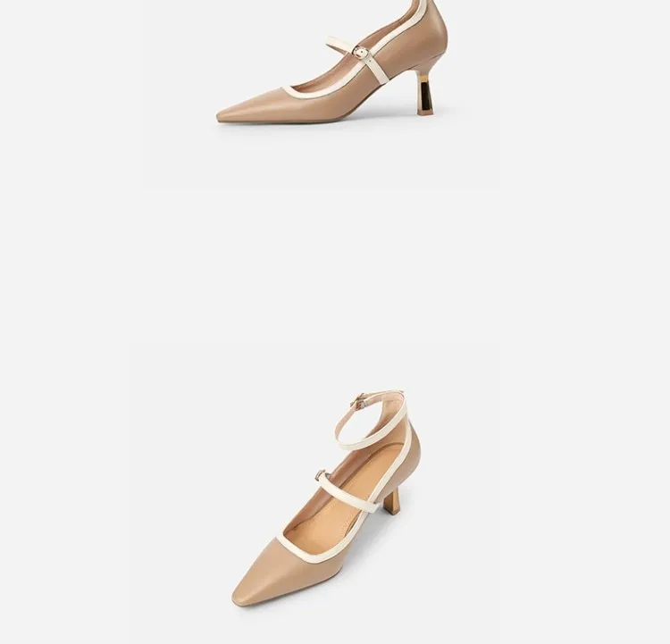 Two Strap Leather Mary Janes