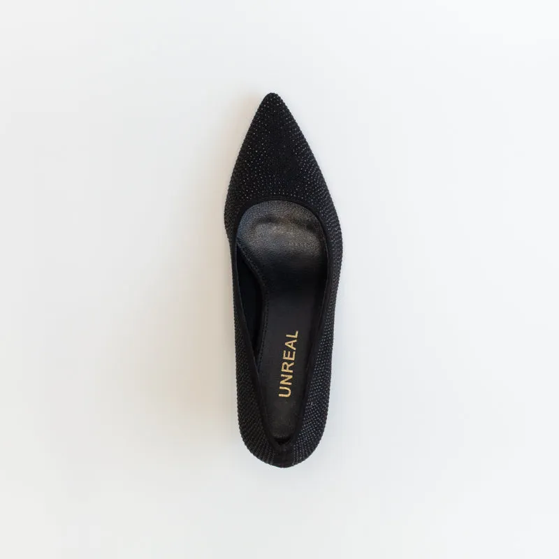Unreal Women Diamante Court Shoe _ 150854