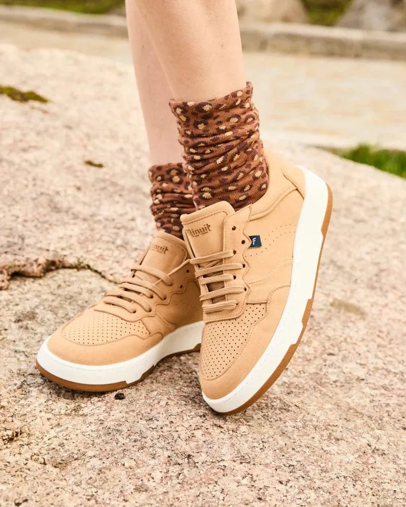 Vestige Unisex Recycled Vegan Sneakers | Latte