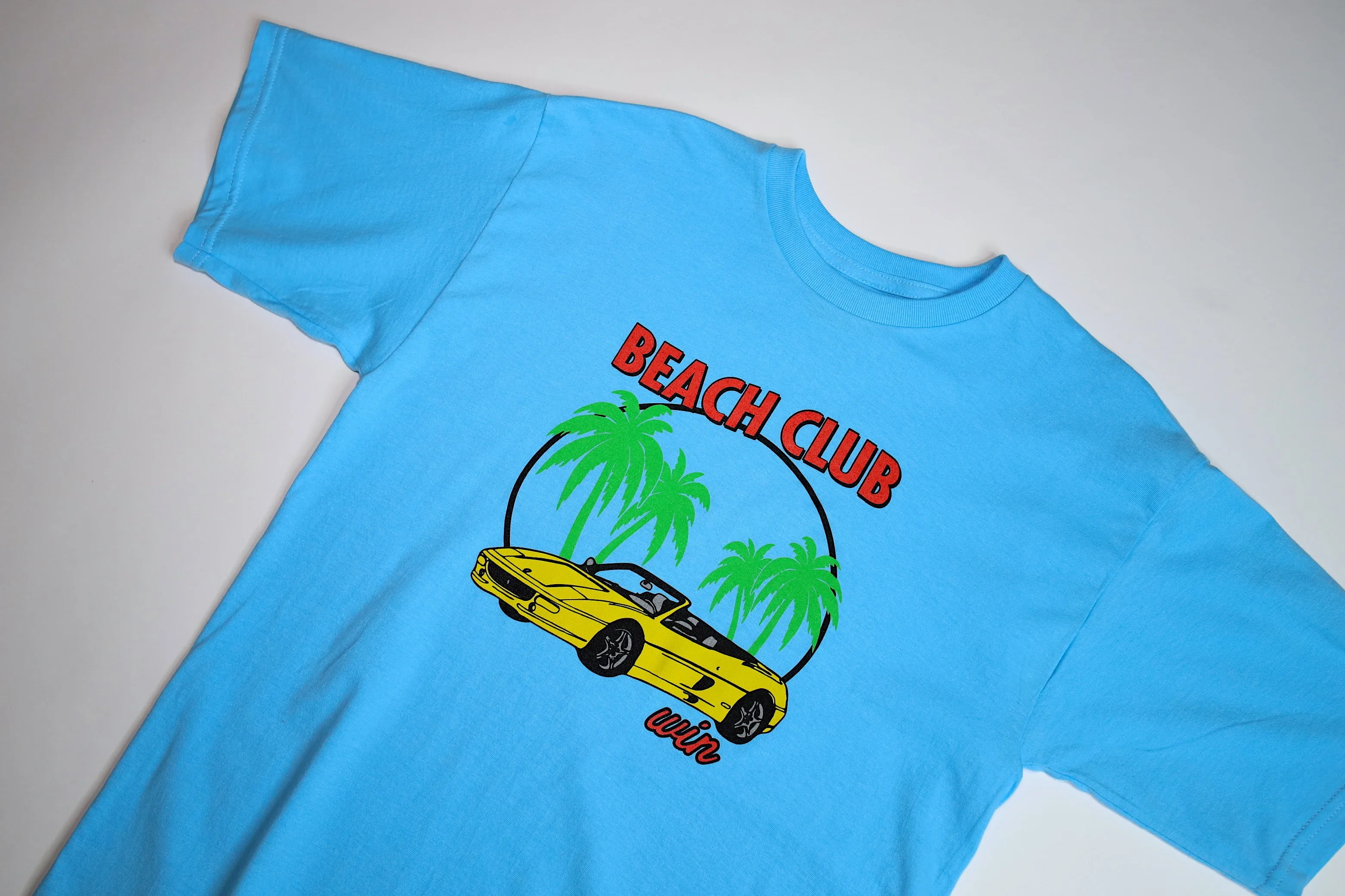WIN "Beach Club" T-shirt - Aqua