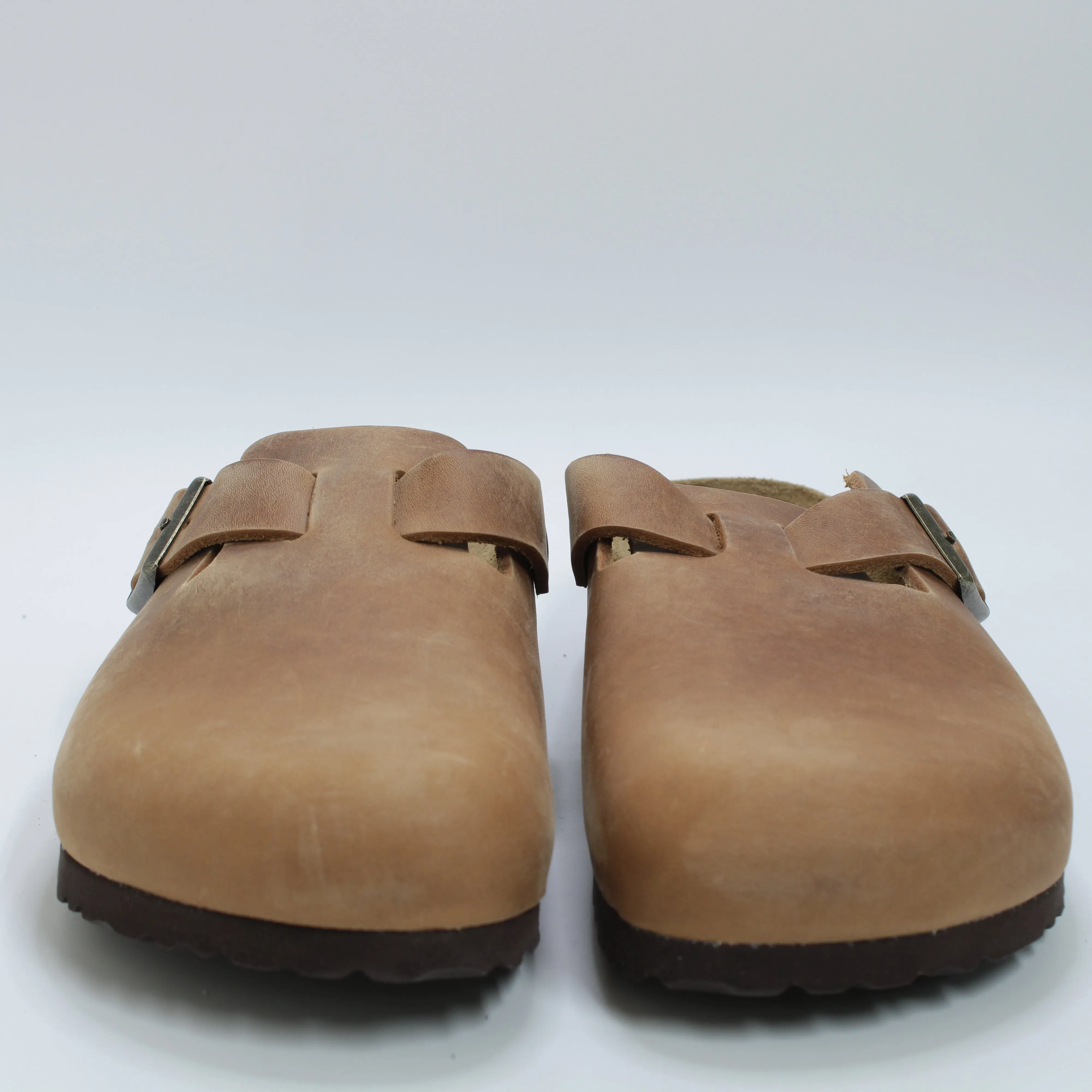 Womens Birkenstock Boston Clogs Cognac