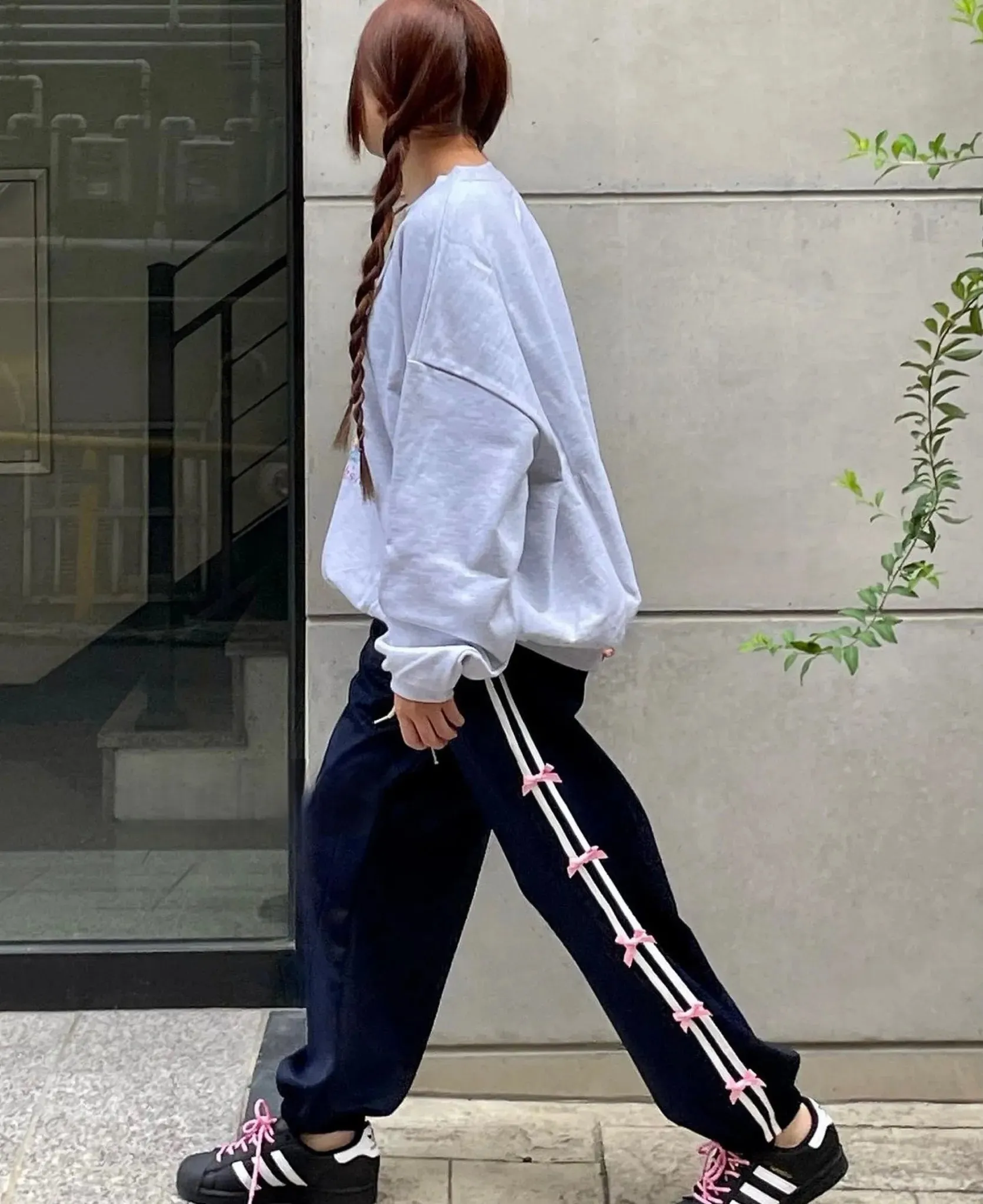 Y2K Blokette Coquette Aesthetic Clothes Cargo Joggers for Women with Bows