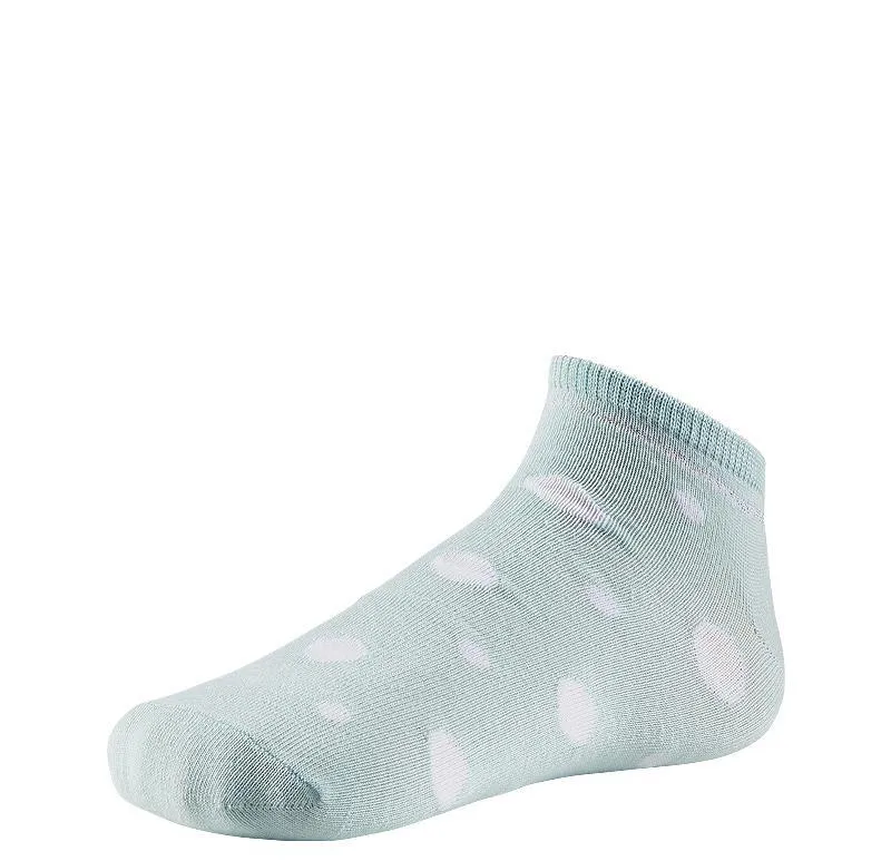 Ysabel Mora Stripe and Polka Dot Low Cut Cotton Socks 2 Pair Pack